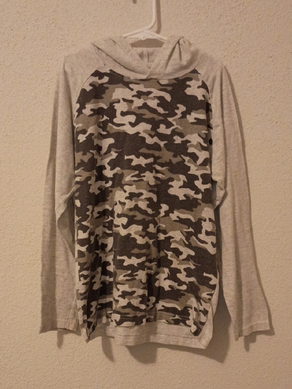 Revolution Light Gray Camo Hooded Tee